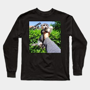 The cats just wanna fly up Long Sleeve T-Shirt